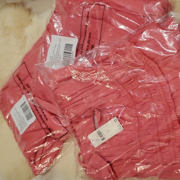 Anthropologie Ruched Slip Dress- Raspberry - Picture 9 of 10